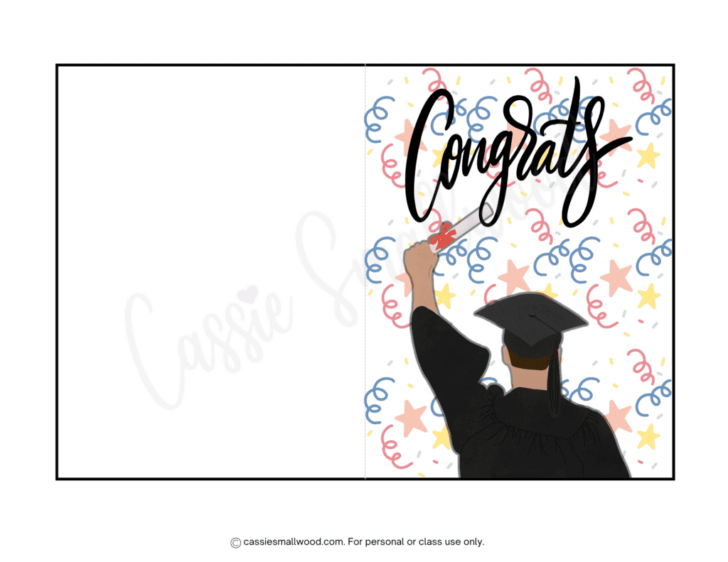 Free Printable Cap and Gown