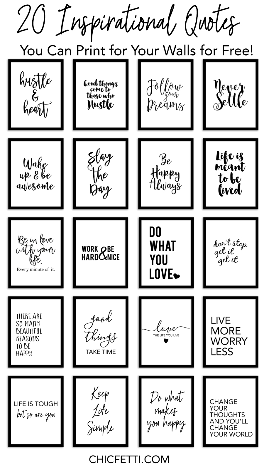 20 Inspirational Quotes You Can Print For Your Walls For Free within Free Printable Inspirational Quotes For Work
