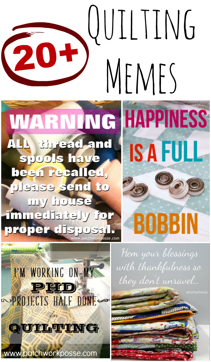 20+ Sewing Memes - Patchwork Posse within Free Printable Funny Fabric Hoard Jokes