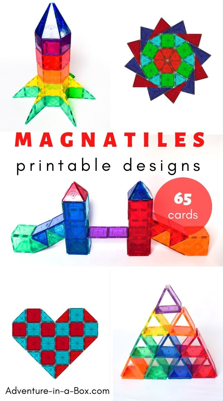 200 Printable Magna Tiles Designs throughout Free Magnetic Tile Printables