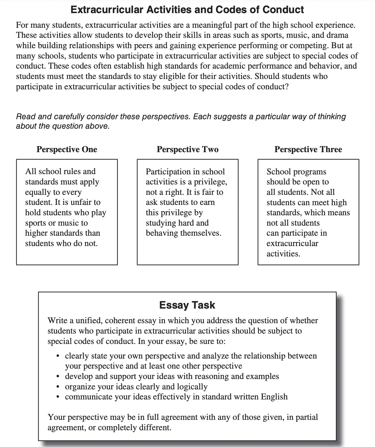 2021-22 Act Writing Practice Test Pdf + Sample Essays | Piqosity for Free Printable Act Practice Questions