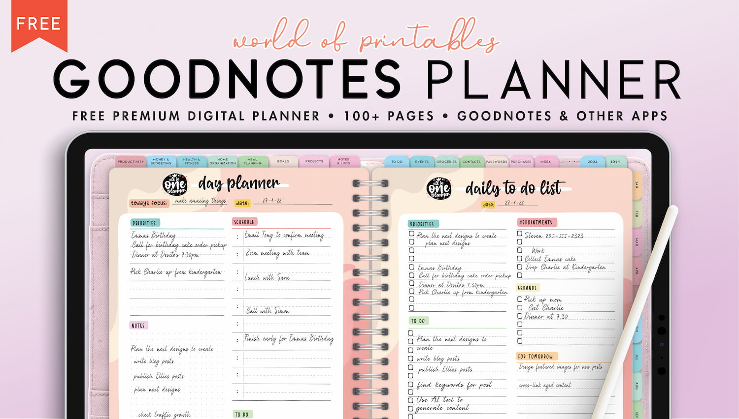 2025 Goodnotes Planner | With 108 Free Templates - World Of Printables with regard to Goodnotes Bullet Journal Templates Free
