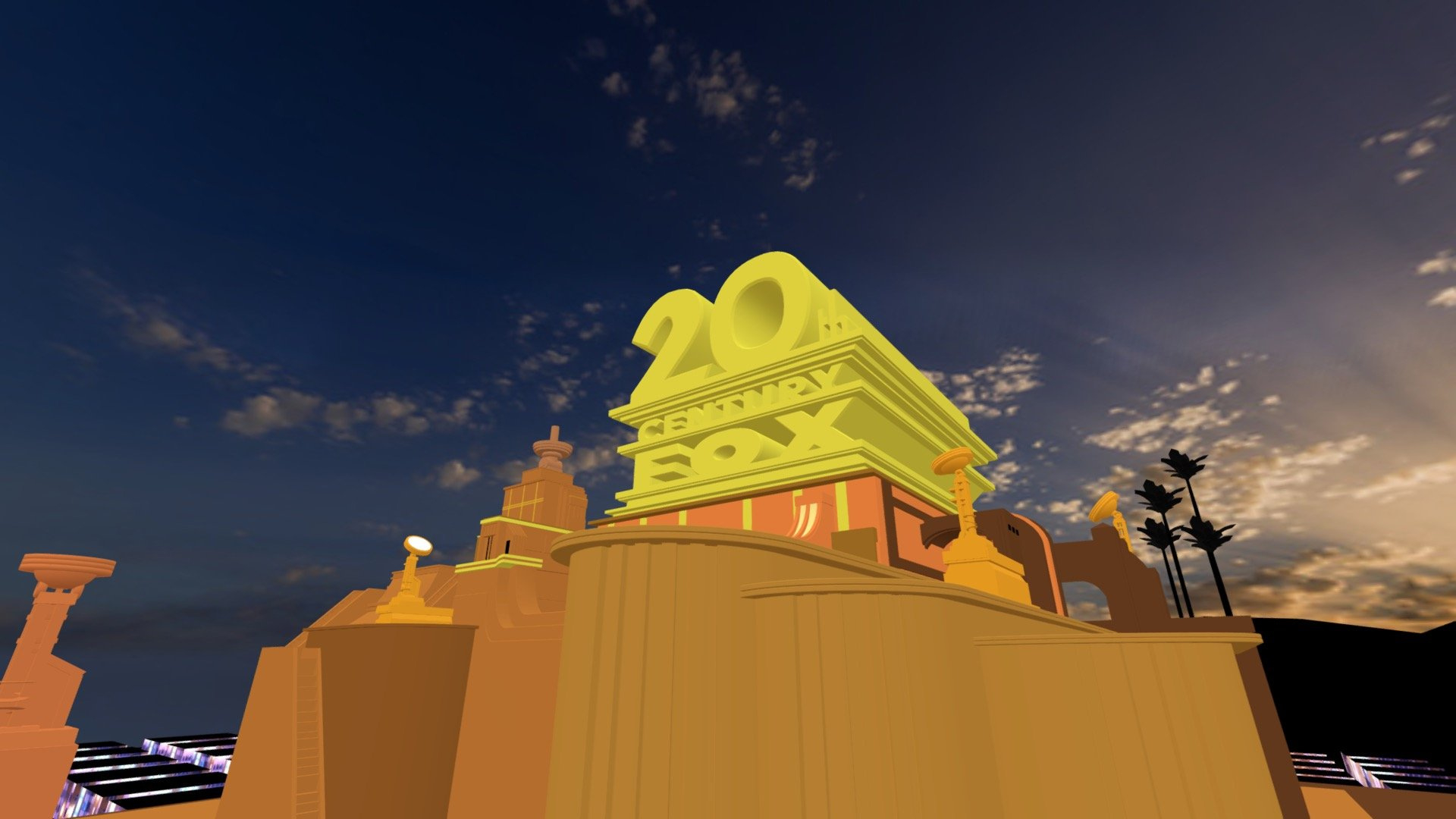 20Th Century Fox Blender 3_0 Test - Download Free 3D Model inside 20Th Century Fox Template Blender Free Download