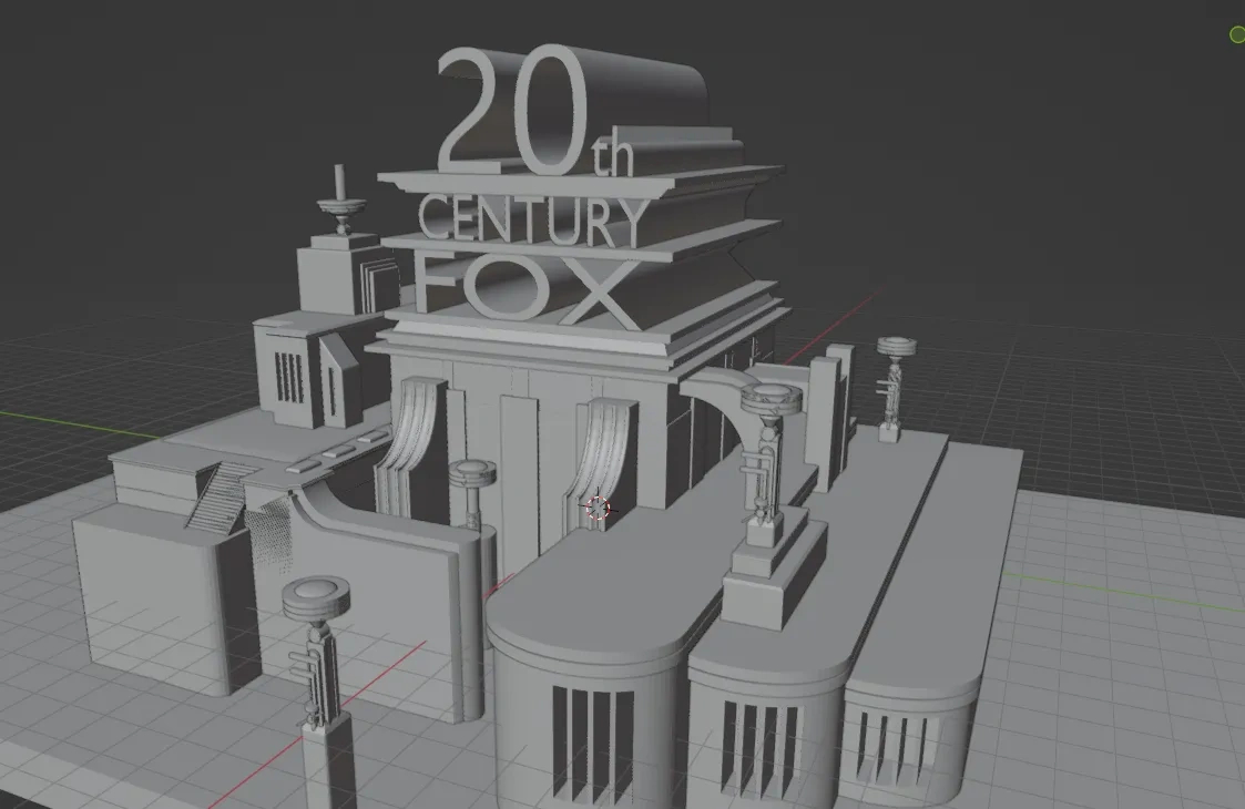 20Th Century Fox Intro Scenerygiobby66 | Download Free Stl with regard to 20th Century Fox Template Blender Free Download