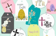 25+ Completely Wonderful Free Printable Easter Tags with regard to Free Printable Christian Easter Gift Tags