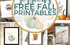 25+ Free Fall Printables To Decorate Your Home within Free Fall Printables 8X10