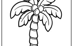 25 Palm Tree Coloring Pages (100% Free Printables) for Free Palm Tree Templates