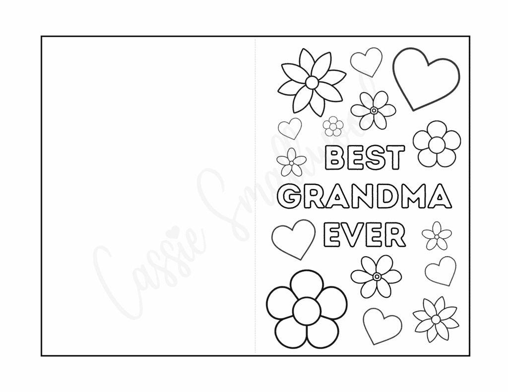 26 Unique Printable Mother&amp;#039;S Day Cards To Color {Pdf} - Cassie with regard to Free Printable Mothers Day Cards For Grandma to Color