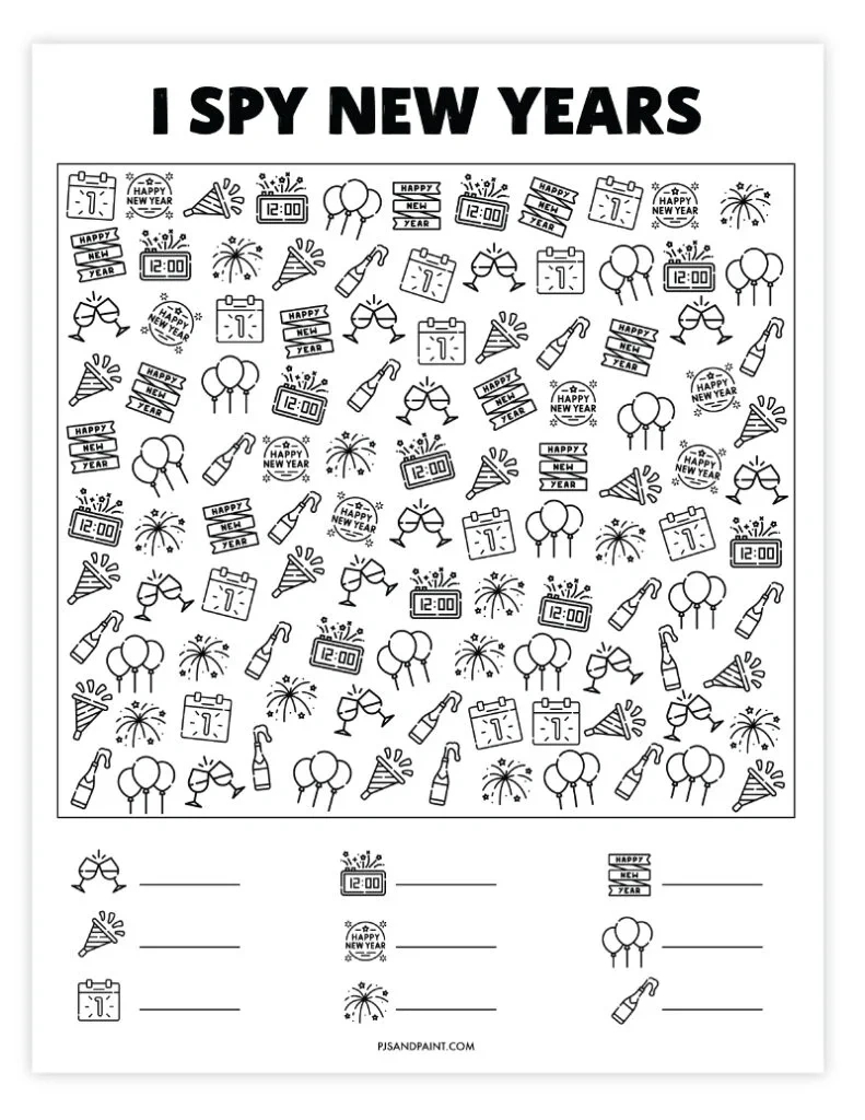 28 Free Printable I Spy Games - Pjs And Paint with regard to Free Printable Activity Sheets For 8 Year Olds