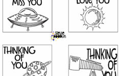 28 Free "Thinking Of You" Cards To Color — Stevie Doodles intended for Free Printable Thinking Of You Coloring Pages