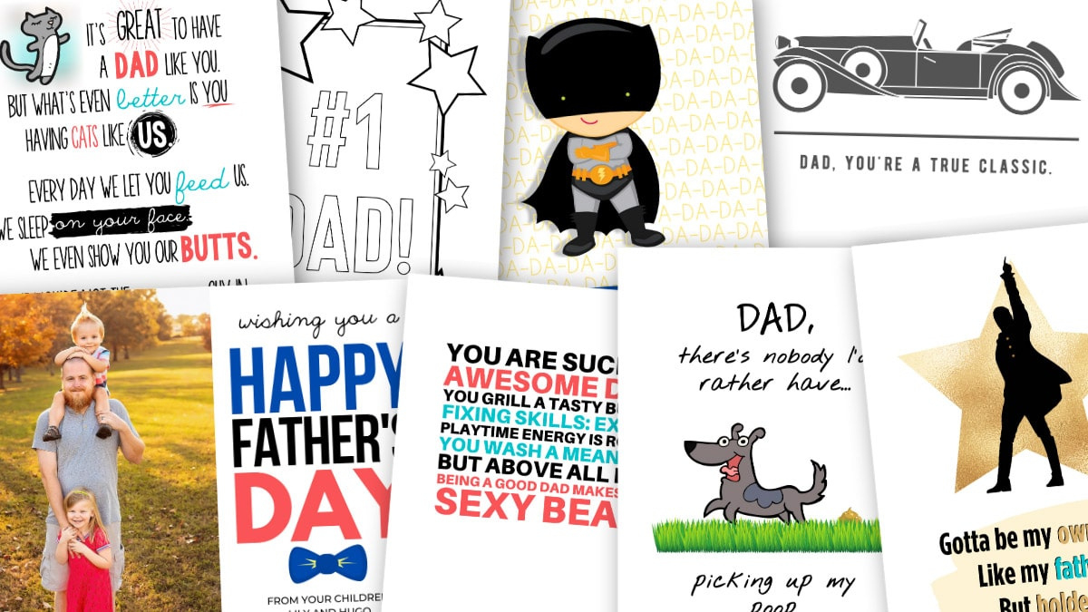 28 Printable Father&amp;#039;S Day Cards Dad Will Actually Want with regard to Free Printable Fathers Day Cards For Son in Law