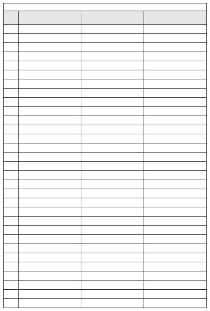 Free Printable Column Templates