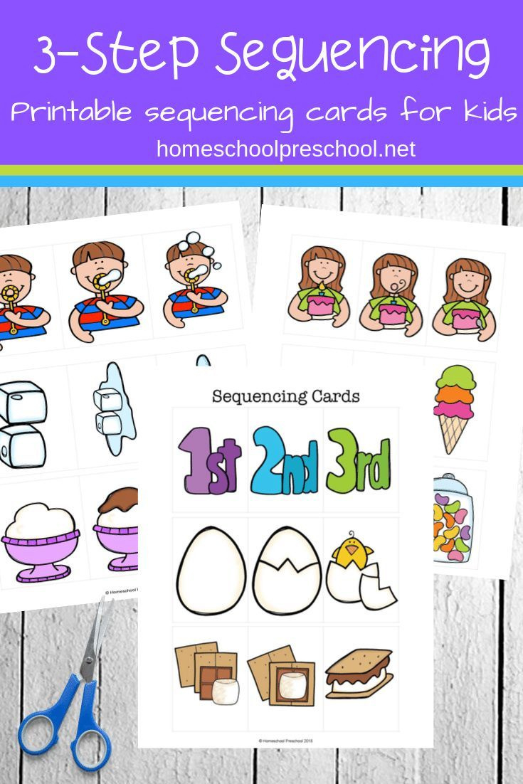 3 Step Sequencing Cards Printables For Preschoolers with regard to Free Printable Sequencing Activities For Preschoolers