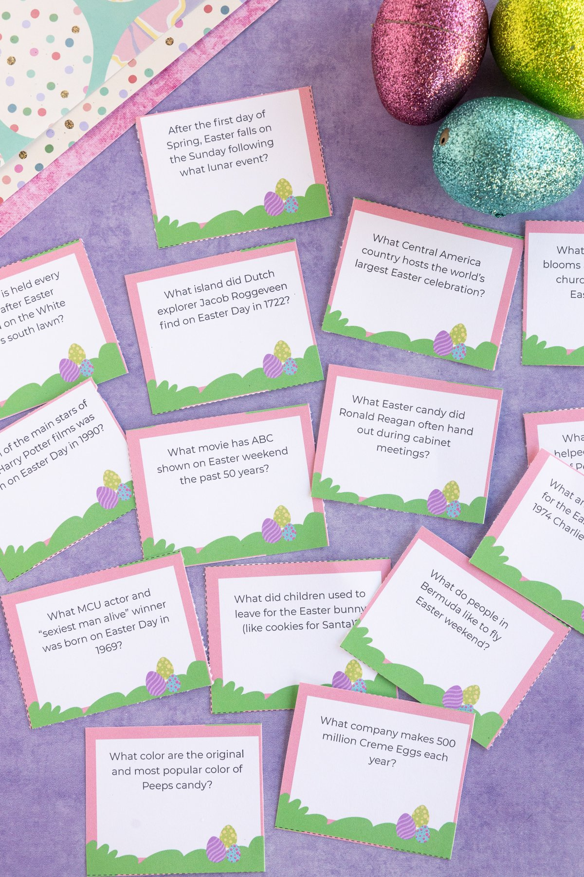 30 Easter Trivia Questions &amp;amp; Free Trivia Game - Play Party Plan in Free Printable Easter Trivia with Answers