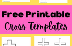 32 Free Printable Easter Crosses And Coloring Pages – with Free Printable Cross