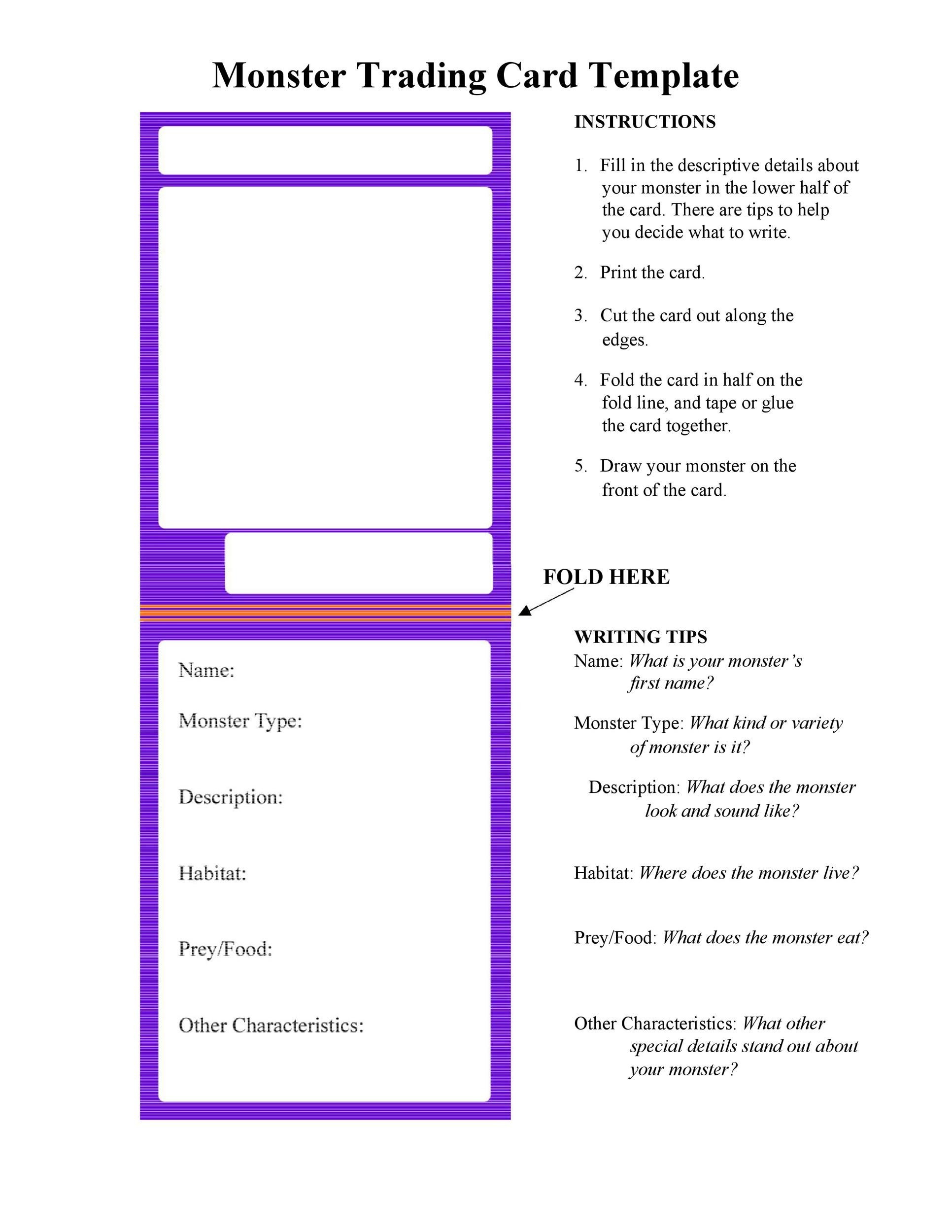 33 Free Trading Card Templates (Baseball, Football, Etc..) ᐅ with Free Sports Trading Card Template