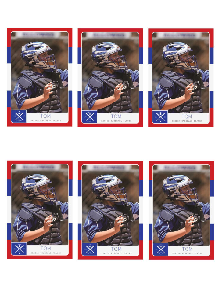 Free Sports Trading Card Template