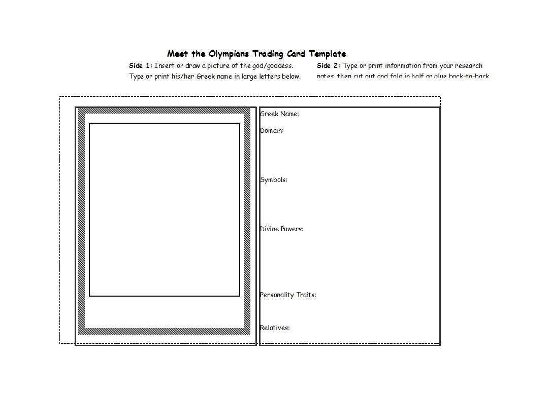 33 Free Trading Card Templates (Baseball, Football, Etc..) ᐅ within Free Sports Trading Card Template