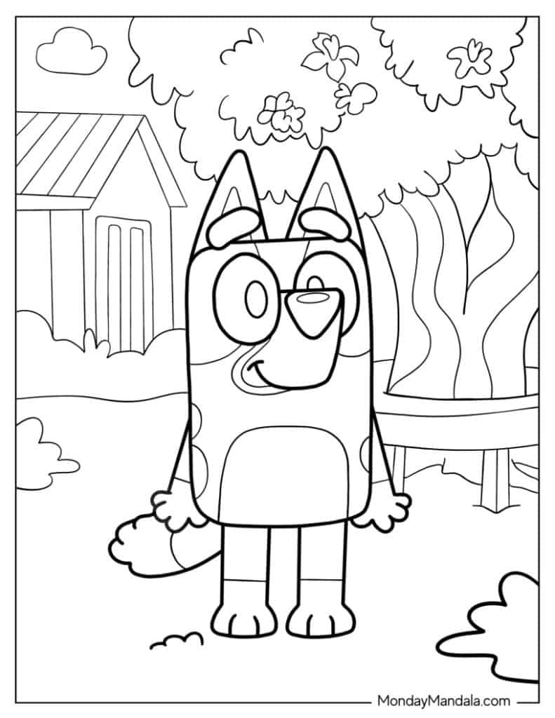 36 bluey coloring pages free pdf printables intended for bluey free printables 36 Bluey Coloring Pages (Free Pdf Printables) intended for Bluey Free Printables