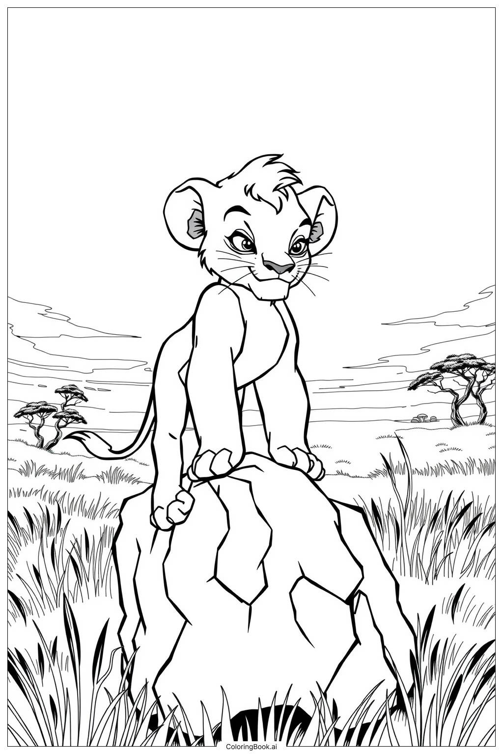 36 Lion King Coloring Pages (Free Pdf &amp;amp; Png Printables) for Free Printable Lion King Images