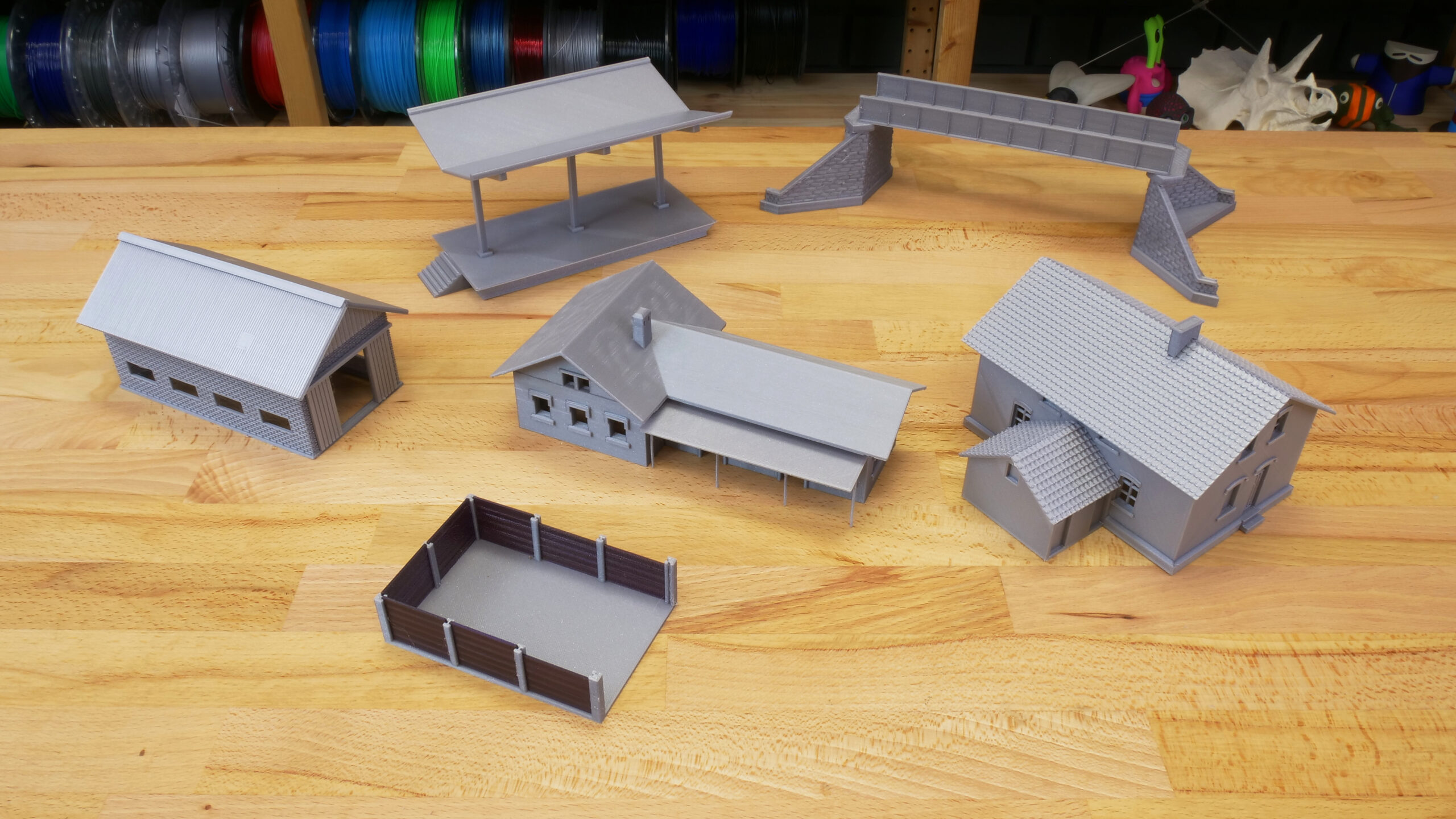3d printed railway models part ii trains and buildings within free printable model railway kits scaled 3D Printed Railway Models, Part Ii: Trains And Buildings within Free Printable Model Railway Kits