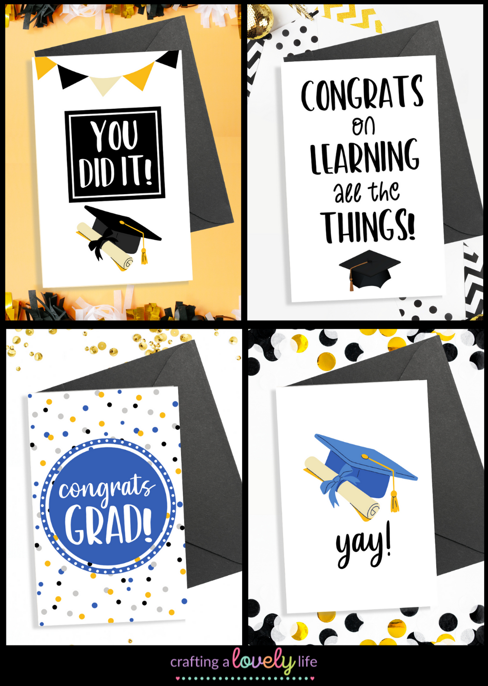 4 Printable Free Graduation Cards pertaining to Free Printable Pre K Graduation Cards