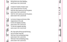 40 Beautiful Easter Hymns (With Free Printable Lyrics) – in Free Printable Gospel Lyrics