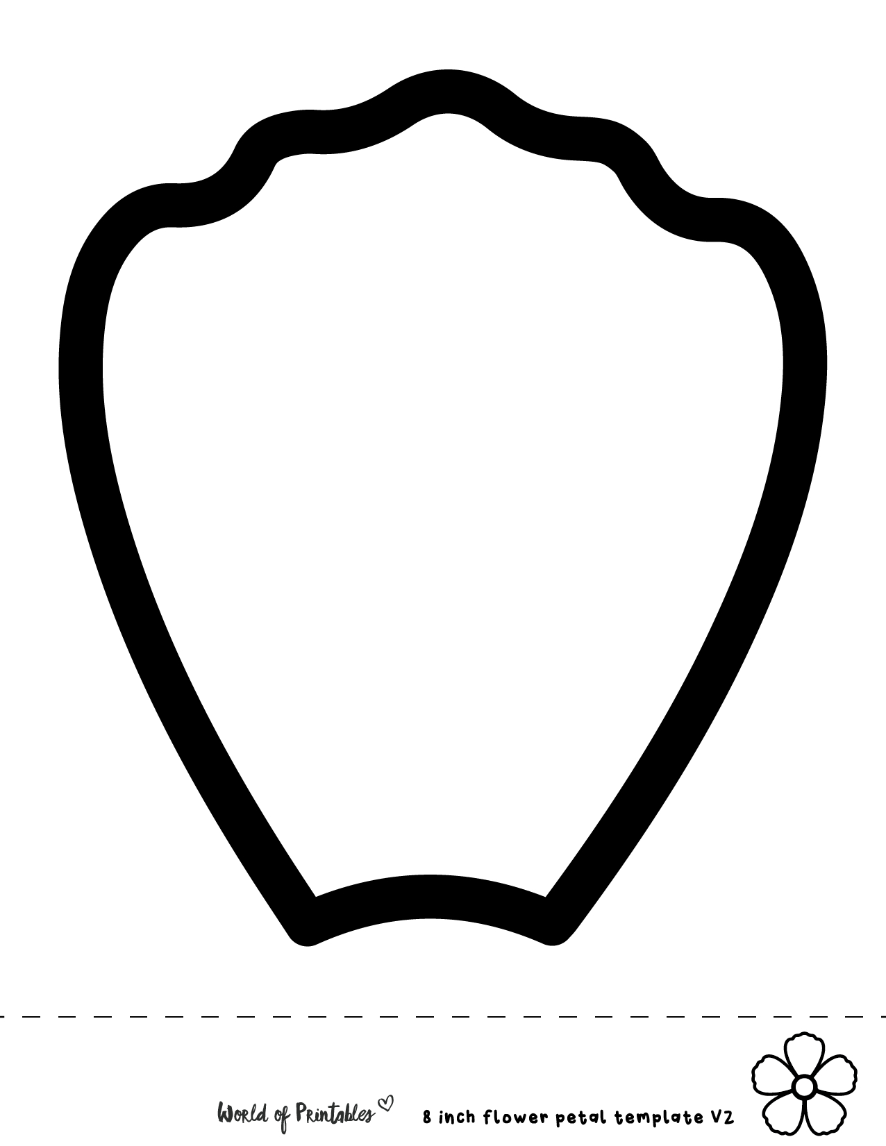 40+ Flower Petal Templates - World Of Printables for Free Printable Flower Petals
