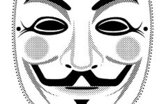5 High Quality 2D & 3D Printable Vendetta Guy Fawkes Mask Cut Out throughout Free Paper Mask Template