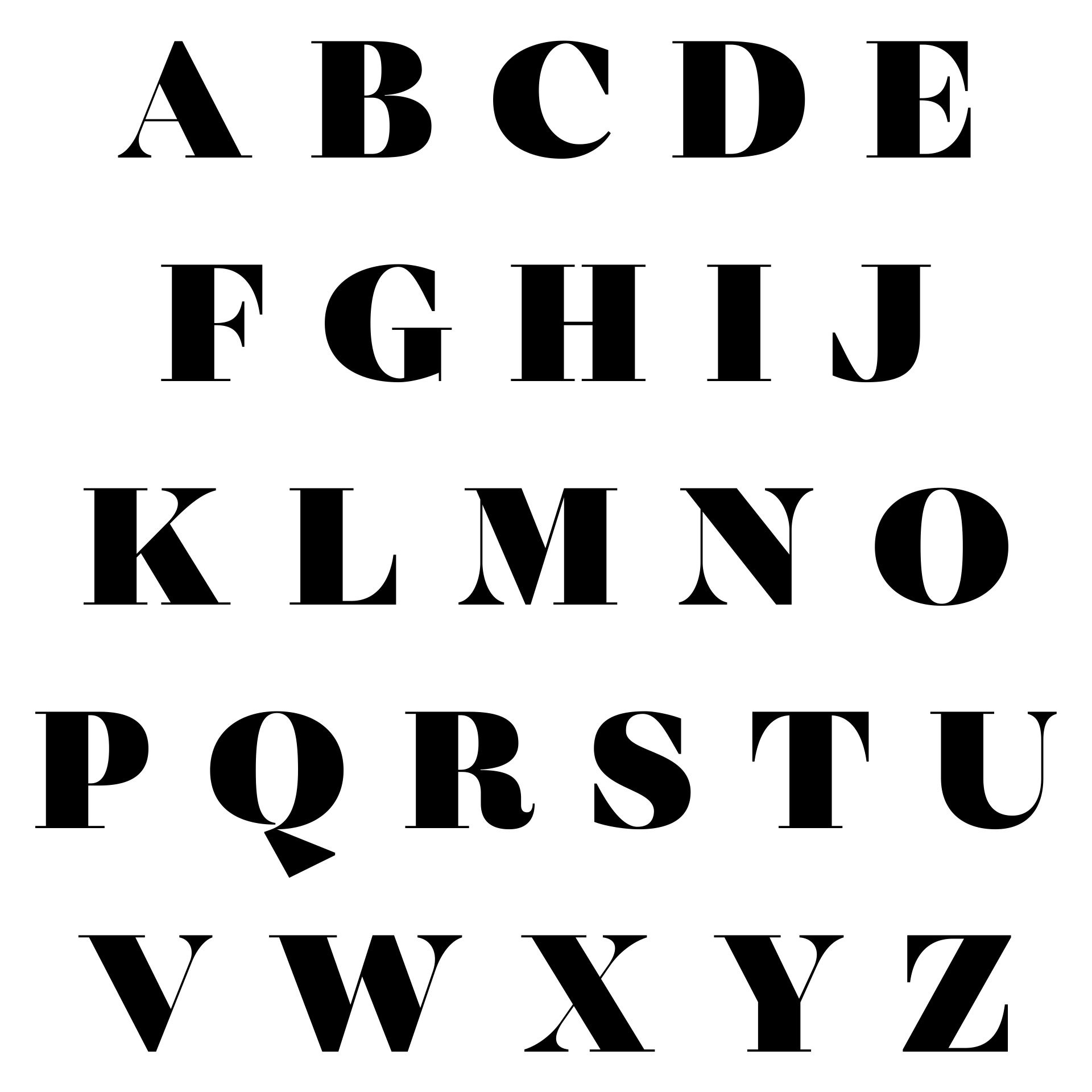 5 Inch Letters A-Z - 10 Free Pdf Printables | Printablee with regard to Free Printable 5 Inch Alphabet Letters