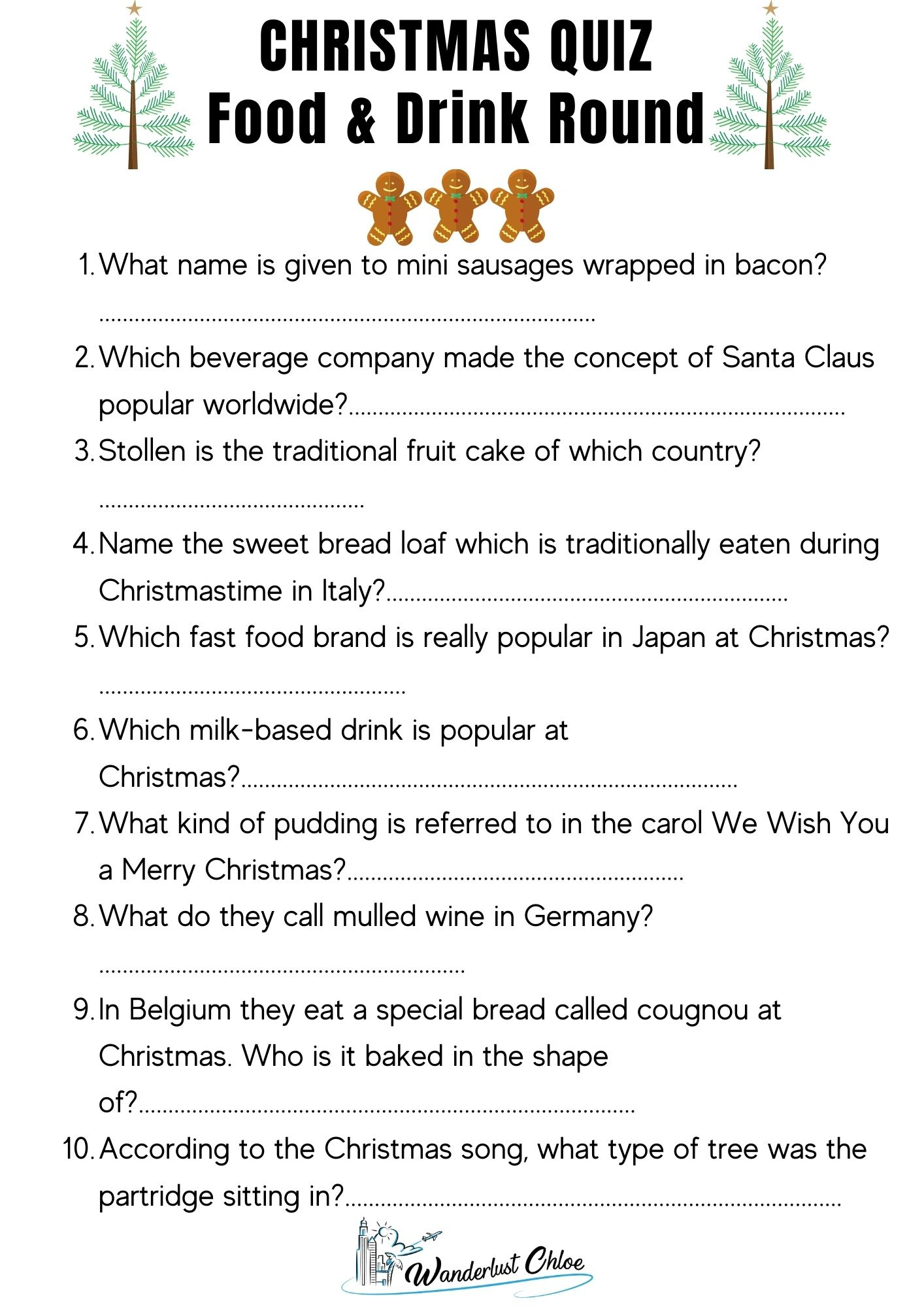 50 Christmas Quiz Questions + Printable Picture Rounds: 2025 pertaining to Free Printable Christmas Picture Quiz With Answers