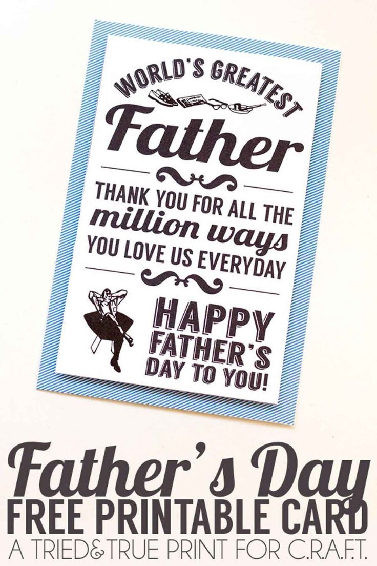 50 Free Printable Father&amp;#039;S Day Cards That Are Totally Thoughtful for Fathers Day Cards From Wife Free Printable
