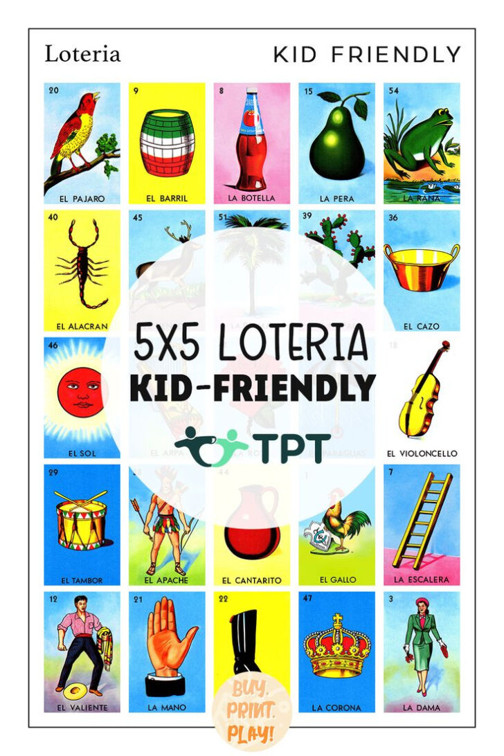 Free Printable Loteria Cards Set