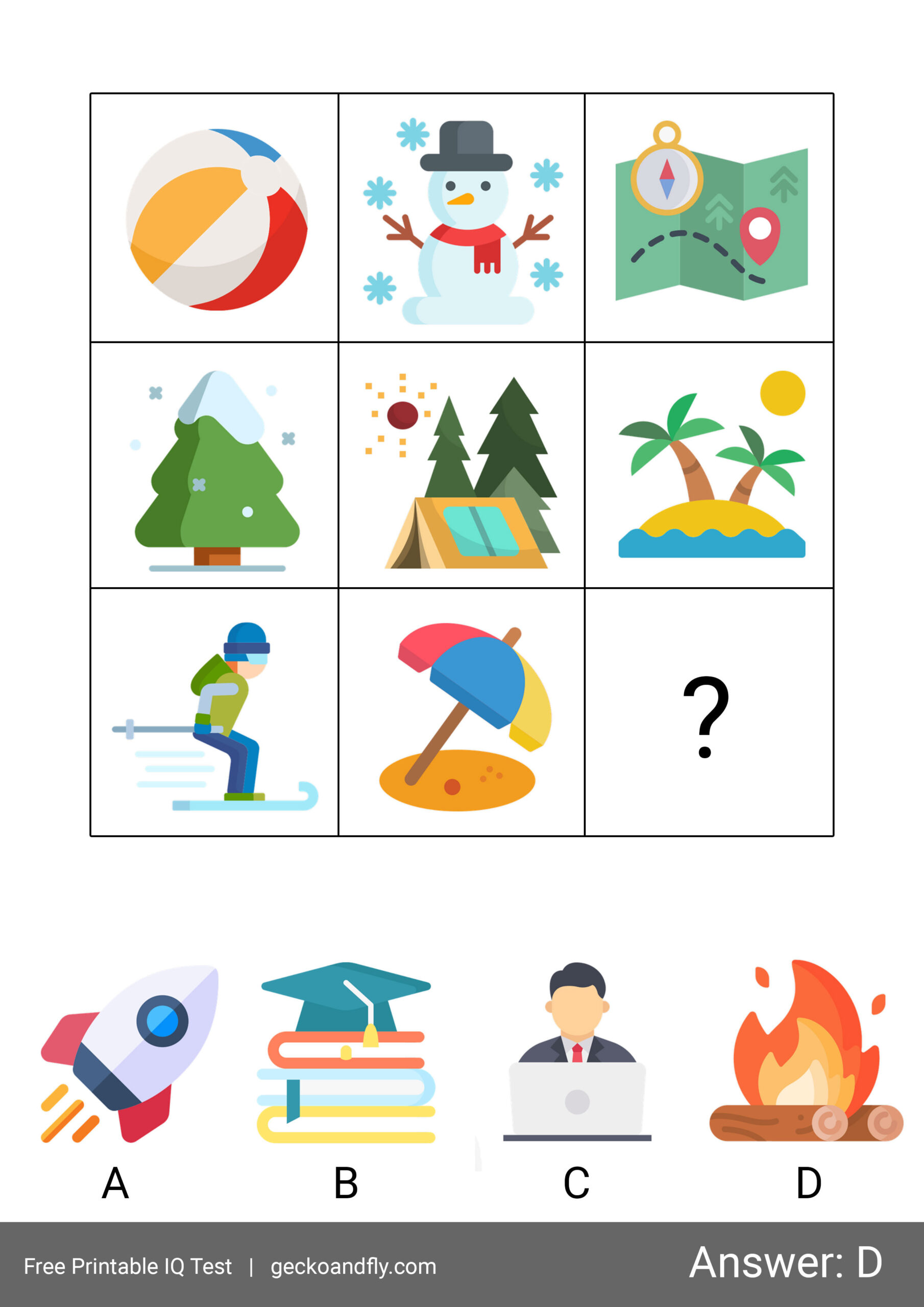 60 Free Printable Iq Test For Kids From 5 To 16 Years Old [ Part 1 ] intended for Free Iq Test Printable