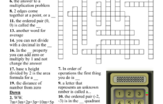 6Th Grade Math Vocabulary Crossword – Wordmint in Free Printable Crossword Puzzles For 6th Graders