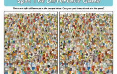 75 Difficult Spot The Difference Games – World Of Printables inside Free Printable Spot the Difference Puzzles For Adults