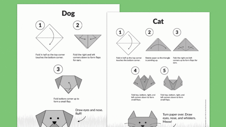 Free Origami Printables