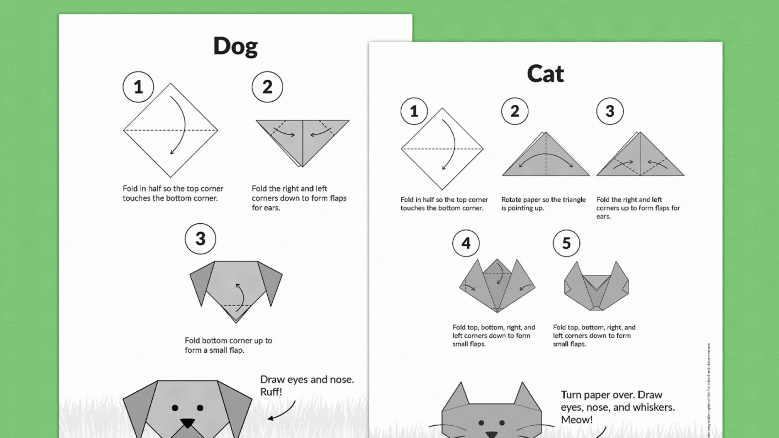 8 easy origami projects for kids free printable instructions throughout free origami printables 8 Easy Origami Projects For Kids (Free Printable Instructions) throughout Free Origami Printables