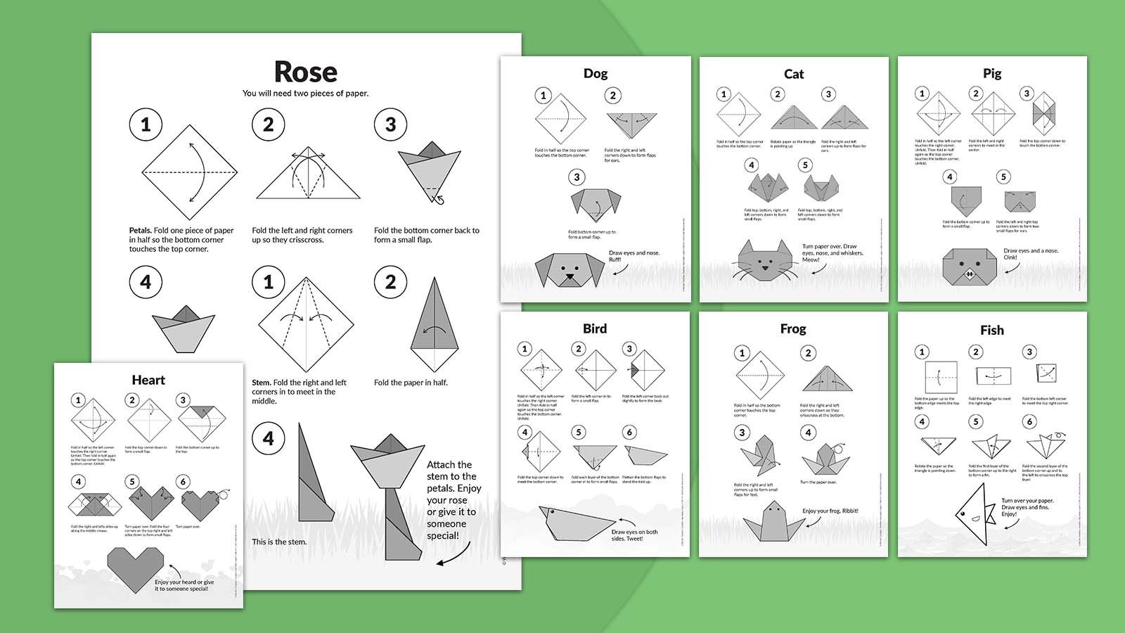 8 Easy Origami Projects For Kids (Free Printable Instructions) within Free Printable Origami Diagrams