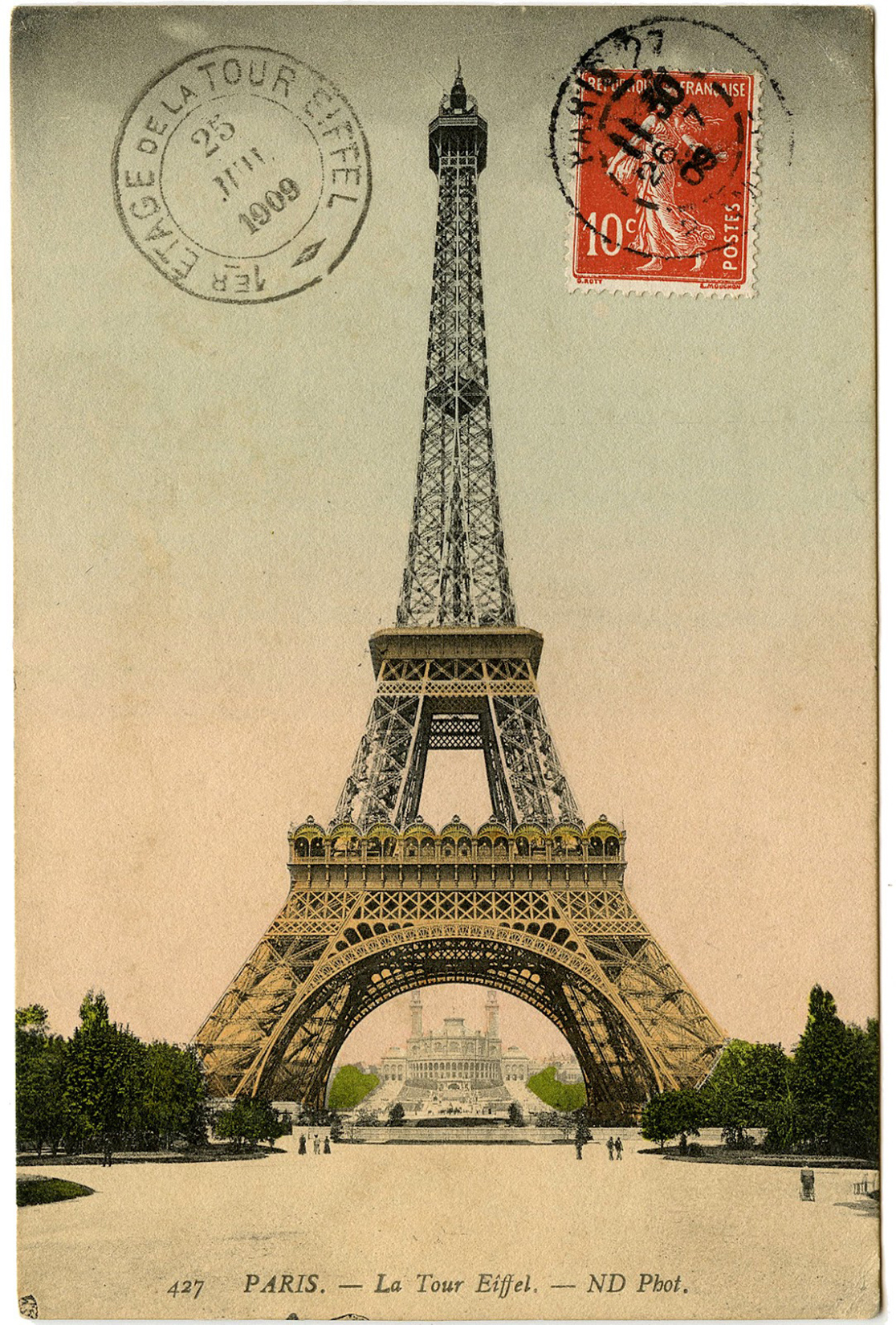 9 Vintage Eiffel Tower Clip Art! - The Graphics Fairy for Free Eiffel Tower Printables