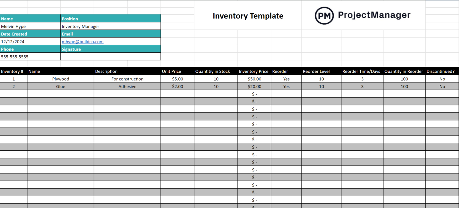 A Quick Guide To Material Requirements Planning (Mrp) for Mrp Template Free Download