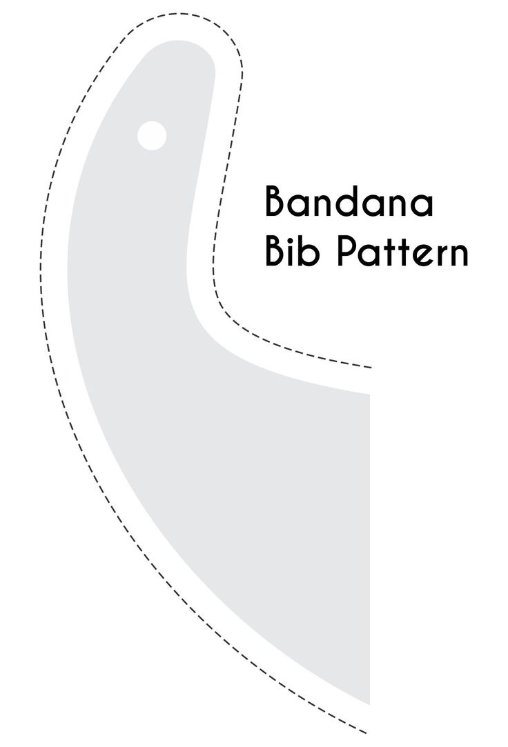 Adult Bib Patterns Free - 10 Free Pdf Printables | Printablee for Bandana Bib Patterns Free Printable