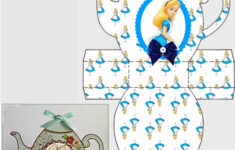 Alice In Wonderland: Free Printable Teapot Box. – Oh My Fiesta! In inside Alice in Wonderland Templates Free