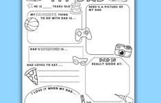 All About Dad Free Printable Pdf for Fathers Day Fill In The Blank Printable Free