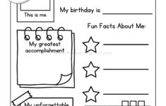 All About Me Worksheets Free Printable – The Teaching Aunt with regard to All About Me Free Printable