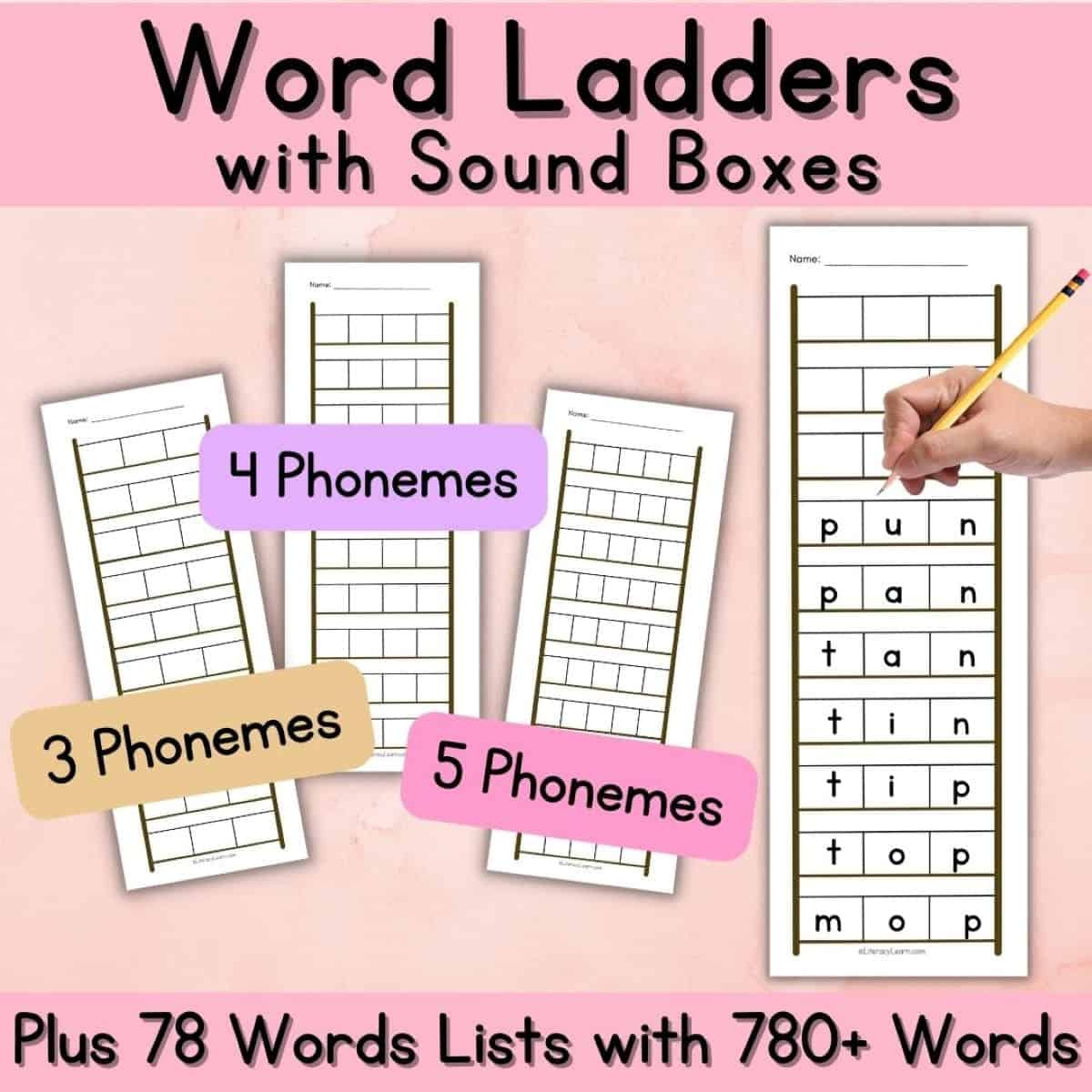 All About Word Ladders - Plus Free Printables - Literacy Learn in Free Printable Word Ladders