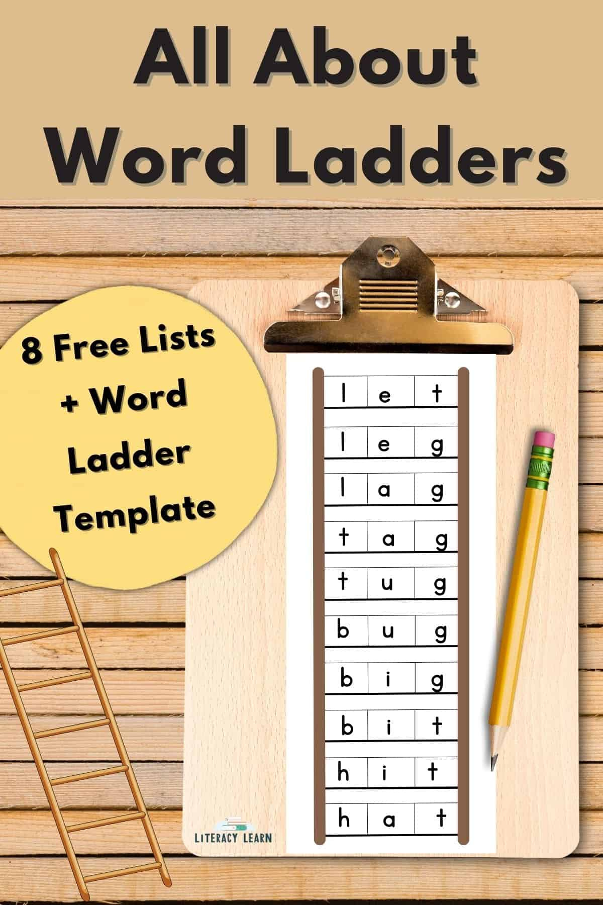 All About Word Ladders - Plus Free Printables - Literacy Learn inside Free Printable Word Ladders
