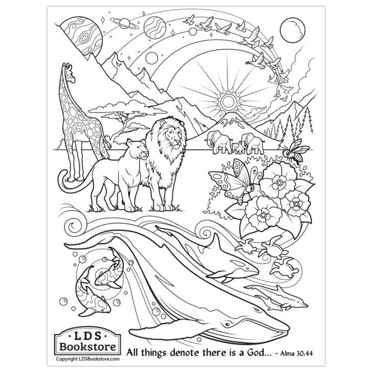 Free Printable Creation Coloring Pages