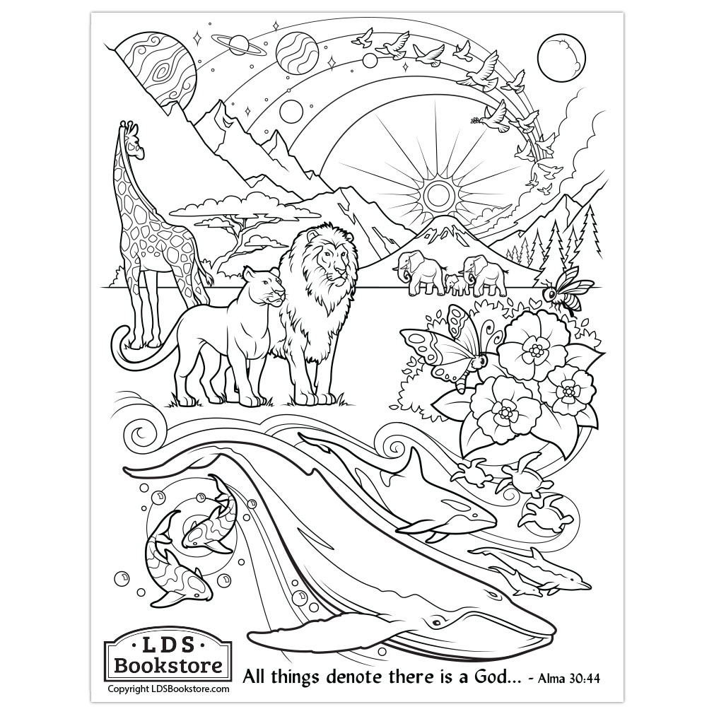 all things denote there is a god coloring page printable with free printable creation coloring pages All Things Denote There Is A God Coloring Page - Printable with Free Printable Creation Coloring Pages