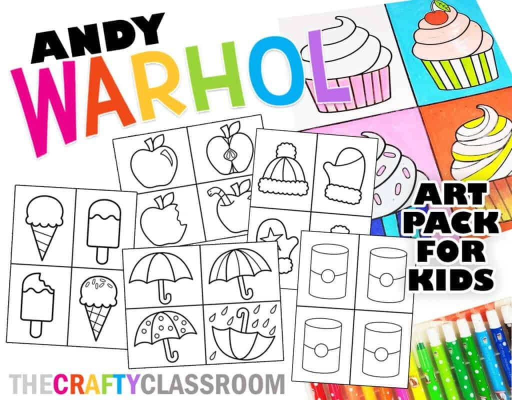 Andy Warhol Art Project For Kids - The Crafty Classroom with regard to Andy Warhol Free Printables
